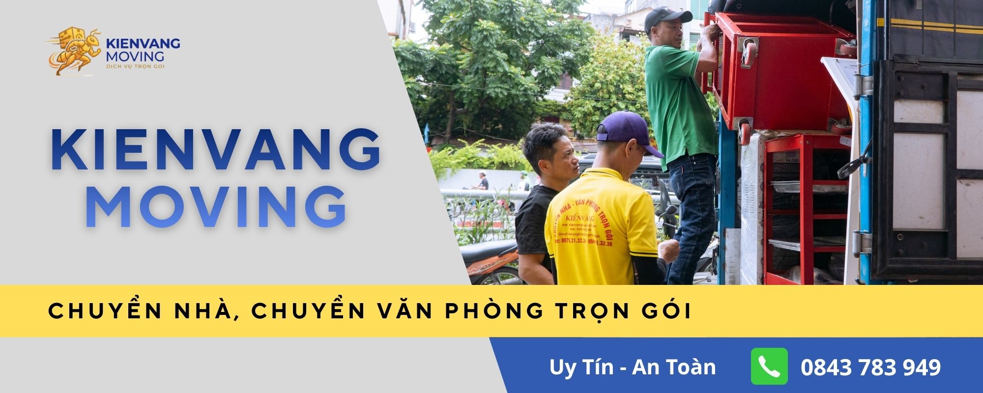 Chuyển nhà, chuyển văn phòng trọn gói KienVang Moving
