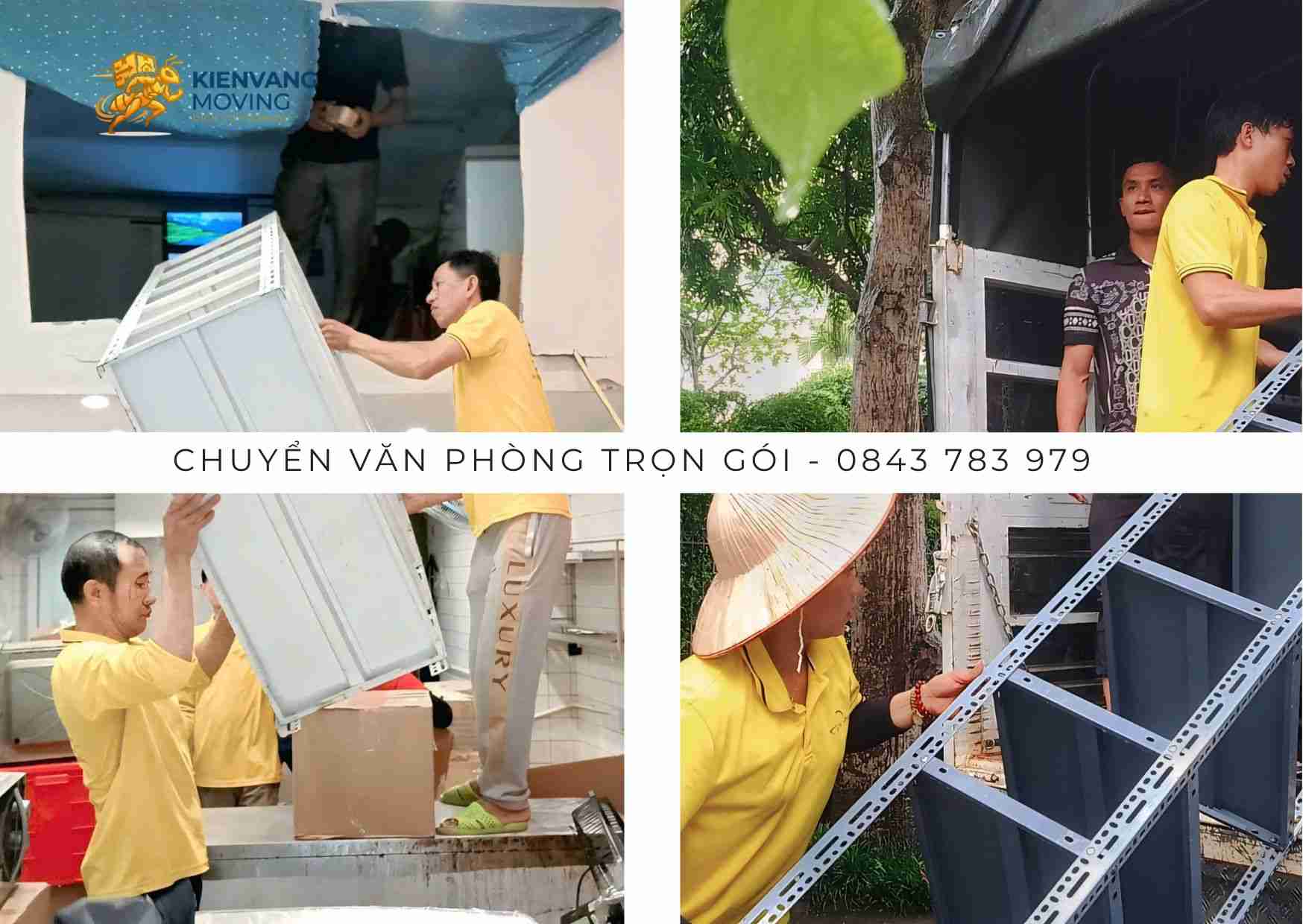 Chuyển văn phòng trọn gói KienVang Moving